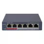 Hikvision DS-3E1106P-EI tinklo jungiklis – 6 prievadų PoE Ethernet jungiklis, nevaldomas, 10/100 Mbps