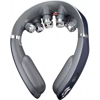 Masažinis prietaisas SKG G7-Pro-Fold Blue – kombinuotas, suspaudimo, minkymo ir vibracijos masažas