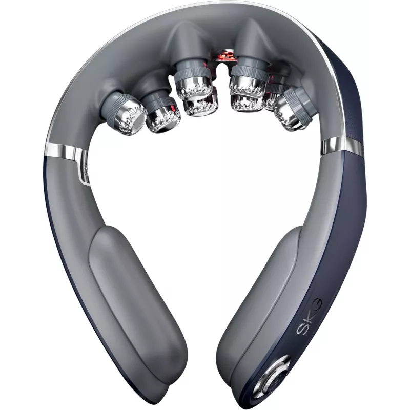 Masažinis prietaisas SKG G7-Pro-Fold Blue – kombinuotas, suspaudimo, minkymo ir vibracijos masažas