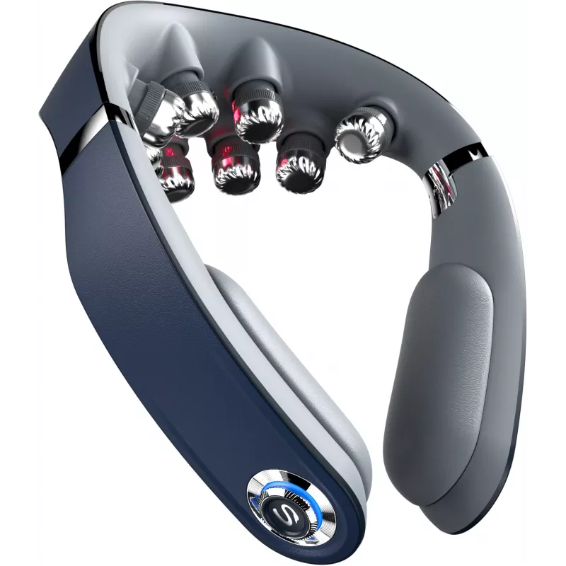 Masažinis prietaisas SKG G7-Pro-Fold Blue – kombinuotas, suspaudimo, minkymo ir vibracijos masažas