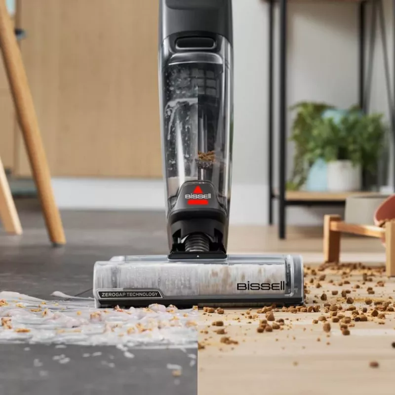 Bissell CrossWave OmniForce Edge Pro vertikalus siurblys akumuliatorinis sausas ir šlapias valymas be maišelio 200 W juodas