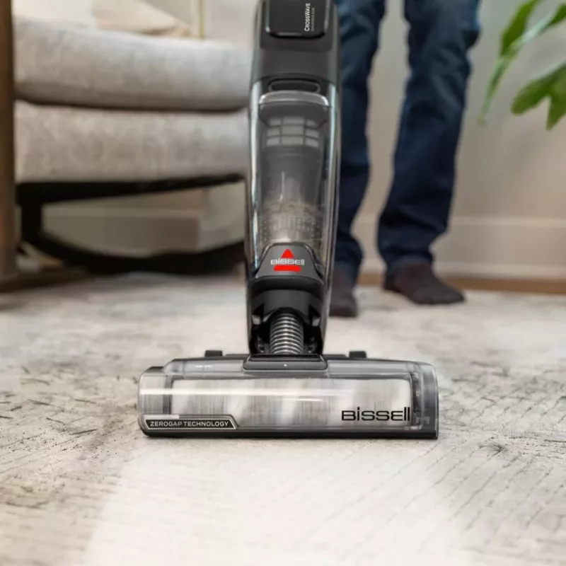 Bissell CrossWave OmniForce Edge Pro vertikalus siurblys akumuliatorinis sausas ir šlapias valymas be maišelio 200 W juodas