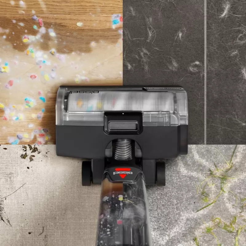 Bissell CrossWave OmniForce Edge Pro vertikalus siurblys akumuliatorinis sausas ir šlapias valymas be maišelio 200 W juodas