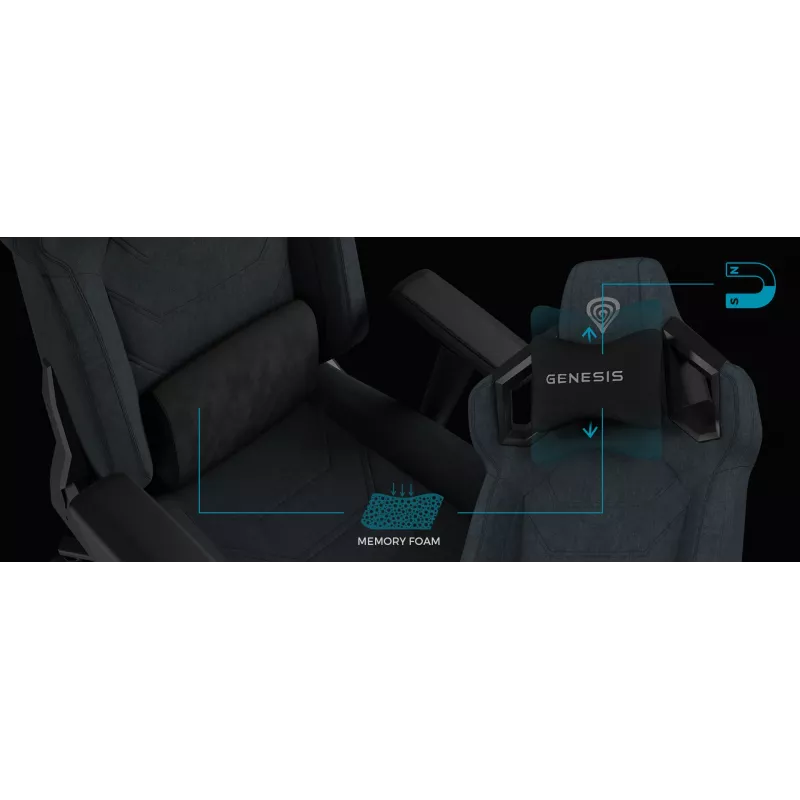 Žaidimų kėdė GENESIS NITRO 800 su paminkštinta sėdyne, maks. svoris 150 kg