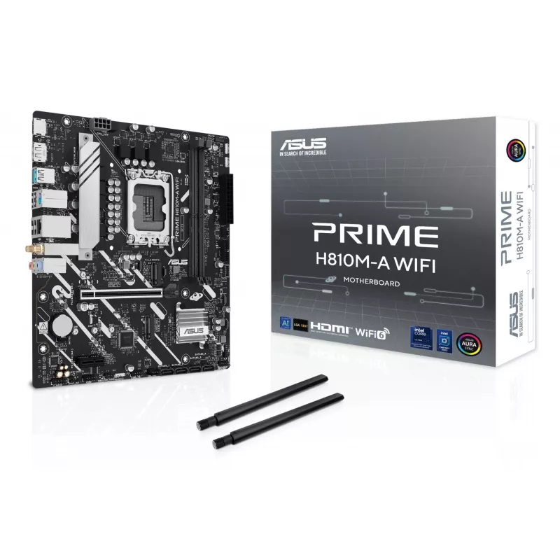 ASUS PRIME H810M-A WIFI Intel H810 LGA 1851 (Socket V1) micro ATX pagrindinė plokštė