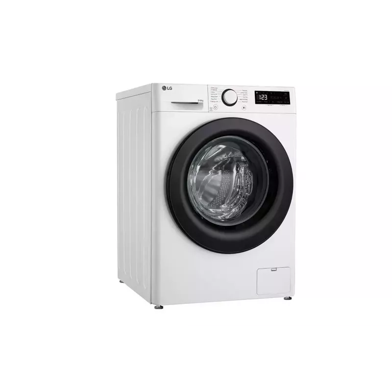 LG F4DR509SBW skalbyklė-džiovintuvė laisvai pastatoma priekinio pakrovimo juoda, balta