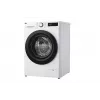 LG F4DR509SBW skalbyklė-džiovintuvė laisvai pastatoma priekinio pakrovimo juoda, balta