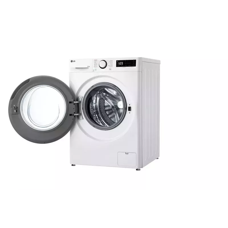 LG F4DR509SBW skalbyklė-džiovintuvė laisvai pastatoma priekinio pakrovimo juoda, balta