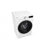 LG F4DR509SBW skalbyklė-džiovintuvė laisvai pastatoma priekinio pakrovimo juoda, balta