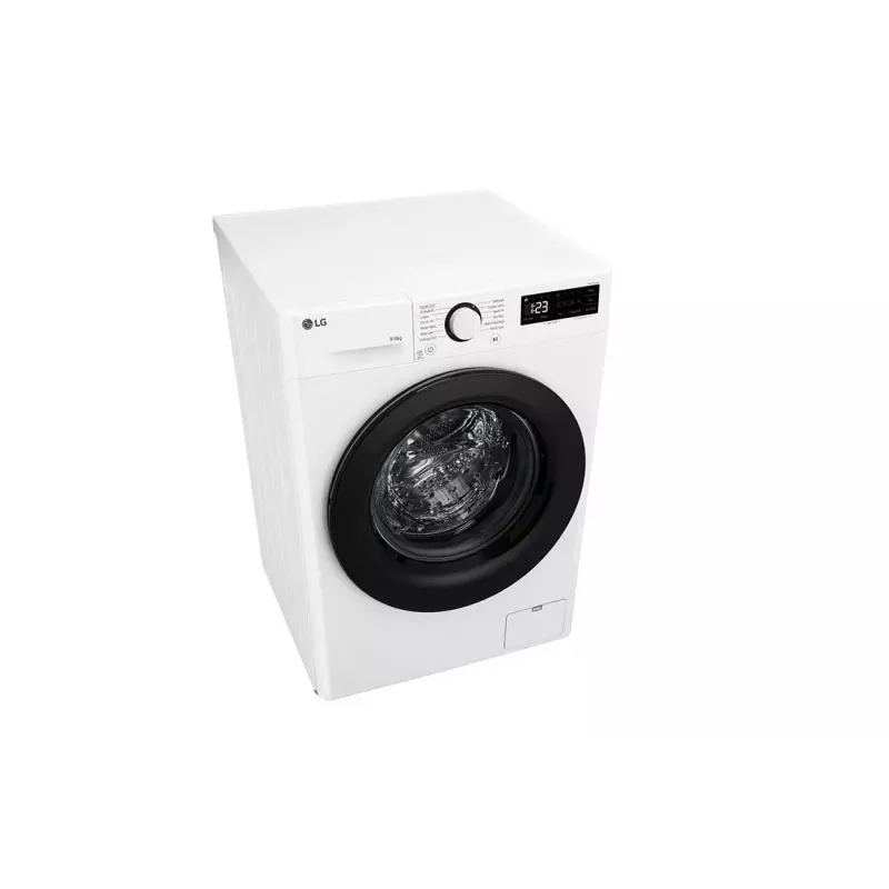 LG F4DR509SBW skalbyklė-džiovintuvė laisvai pastatoma priekinio pakrovimo juoda, balta
