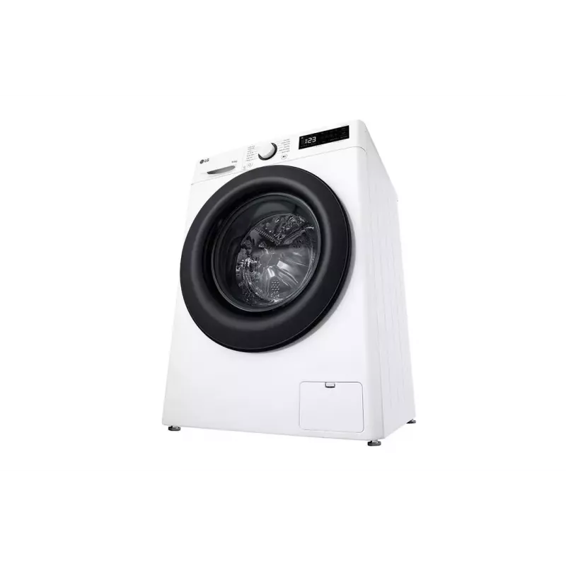 LG F4DR509SBW skalbyklė-džiovintuvė laisvai pastatoma priekinio pakrovimo juoda, balta