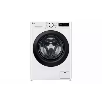 LG F4DR509SBW skalbyklė-džiovintuvė laisvai pastatoma priekinio pakrovimo juoda, balta