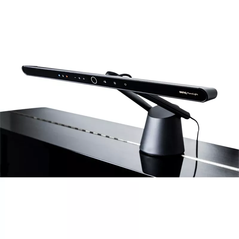 Monitorinė lemputė BenQ PianoLight R juoda – 1070 lm, USB maitinimas, 120×367×628 mm