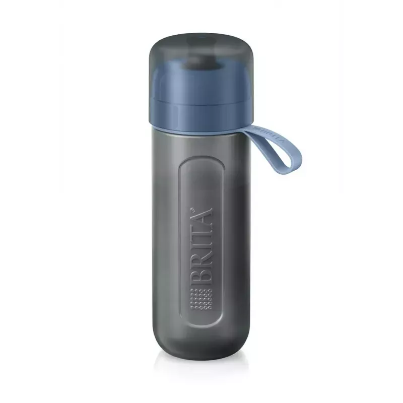 Filtravimo butelis BRITA Active 600 ml Pastelinė mėlyna su 2 MicroDisc filtrais, plastikas, be BPA, 233 mm