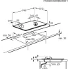 Įmontuojama dujinė kaitlentė Electrolux KGG75362K, juoda, 75 cm, 5 zonos