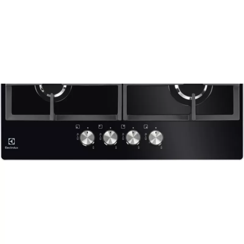 Įmontuojama dujinė kaitlentė Electrolux KGG6426K, juoda, 56 cm, 4 zonos