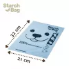 Šunų išmatų maišeliai Starch Bag STARCHBAG BIO juodi 8×15 vnt., kompostuojami, augalinės kilmės, kačių atliekoms