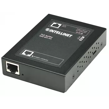 Intellinet PoE+ skirstytuvas, IEEE802.3at, 5, 7.5, 9 arba 12 V DC išėjimo įtampa