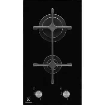 Įmontuojama dujinė kaitlentė Electrolux EGC3322NVK juoda, 2 zonos