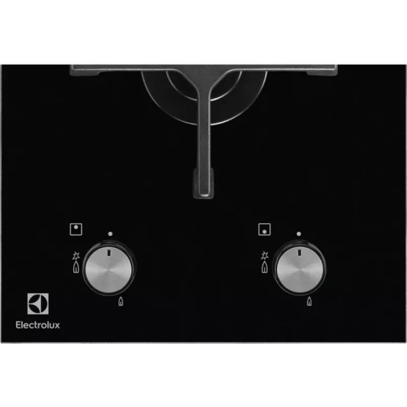 Įmontuojama dujinė kaitlentė Electrolux EGC3322NVK juoda, 2 zonos