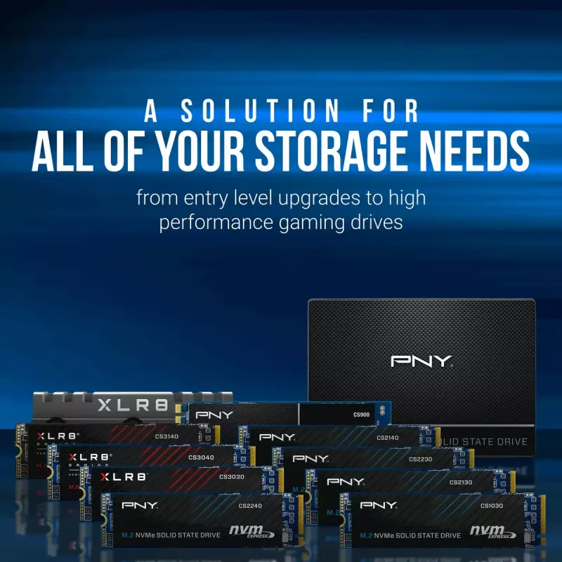 SSD diskas PNY 500GB M.2 2280 PCI-E x4 Gen3 NVMe M280CS2230-500-RB