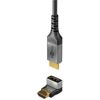 Goobay 72009 HDMI adapteris, HDMI A tipo (standartinis), juodas/sidabrinis