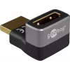 Goobay 72009 HDMI adapteris, HDMI A tipo (standartinis), juodas/sidabrinis