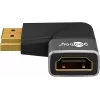 Goobay 72012 vaizdo adapteris HDMI Type A kištukas juodas sidabrinis