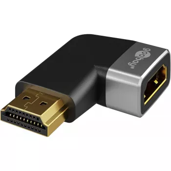 Goobay 72012 vaizdo adapteris HDMI Type A kištukas juodas sidabrinis