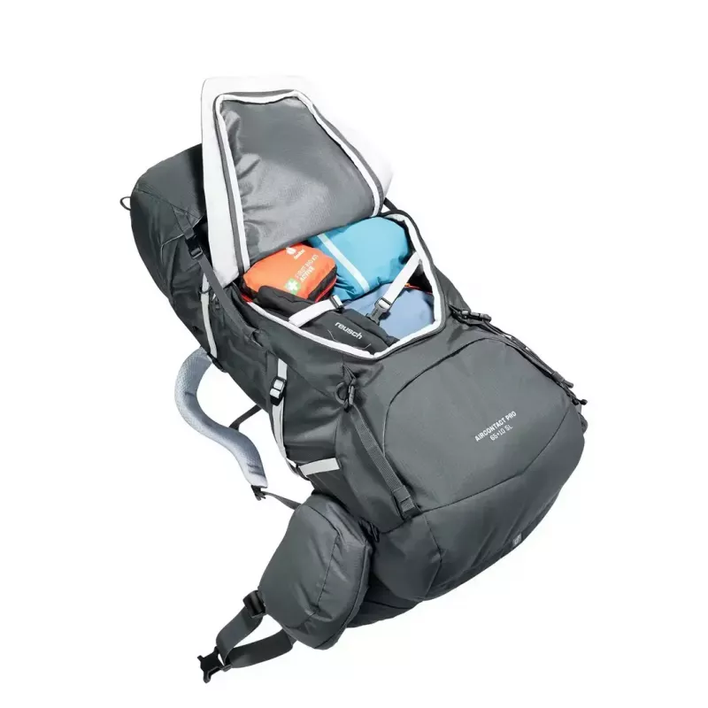 Kuprinė DEUTER Aircontact Pro 65+10 SL Women's Graphite, 65+10 L talpa