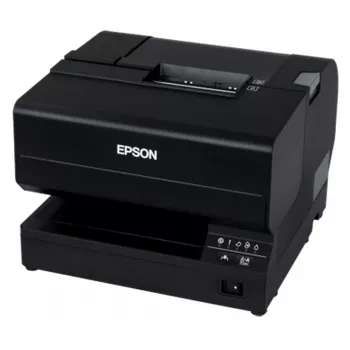 Epson TM-J7700(301) juodas rašalinis kvitų spausdintuvas be MICR, su maitinimo bloku, EU