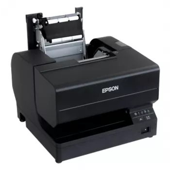 Epson TM-J7700(301) juodas rašalinis kvitų spausdintuvas be MICR, su maitinimo bloku, EU