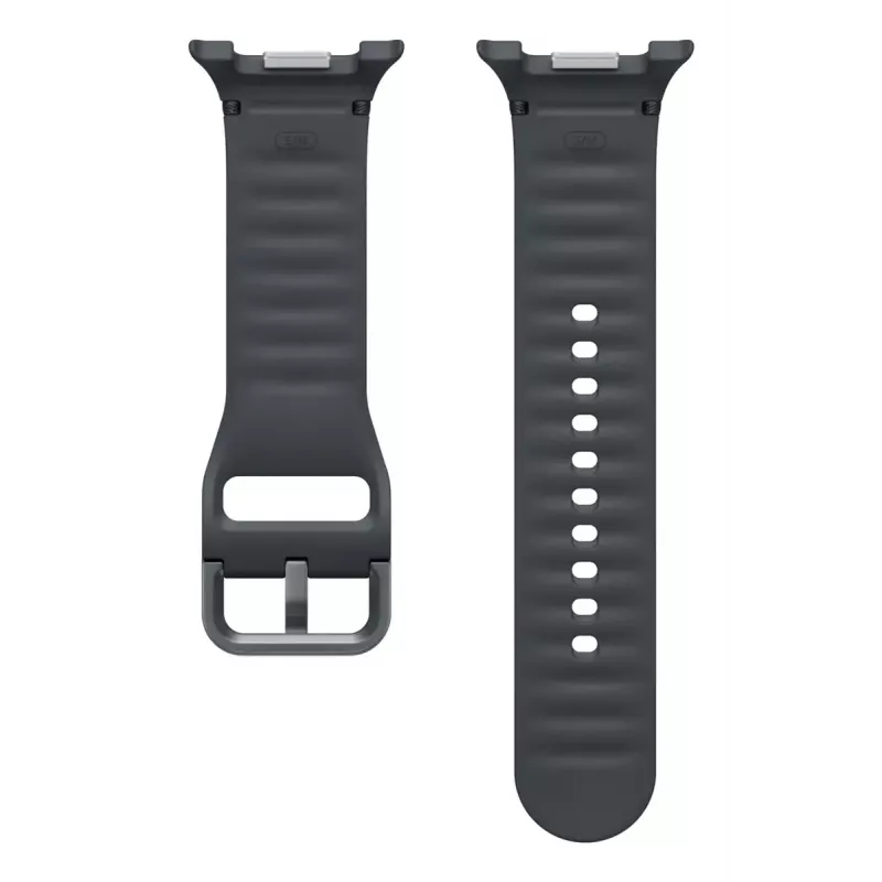 Samsung Sport Band S/M laikrodžiui Galaxy Watch8 / Watch8 Classic, grafito spalvos