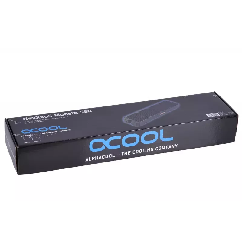 Alphacool 14192 radiatoriaus šilumos šalintuvas plieninis juodas 144x607x86 mm