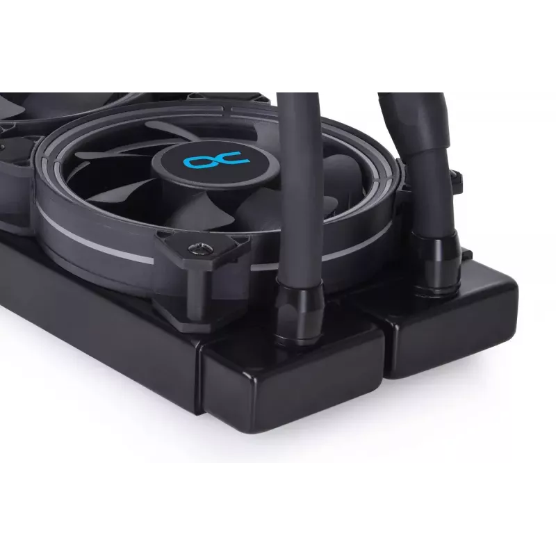 All-in-one skysčio aušintuvas procesoriui Alphacool Eisbaer Aurora LT240 12 cm Juoda