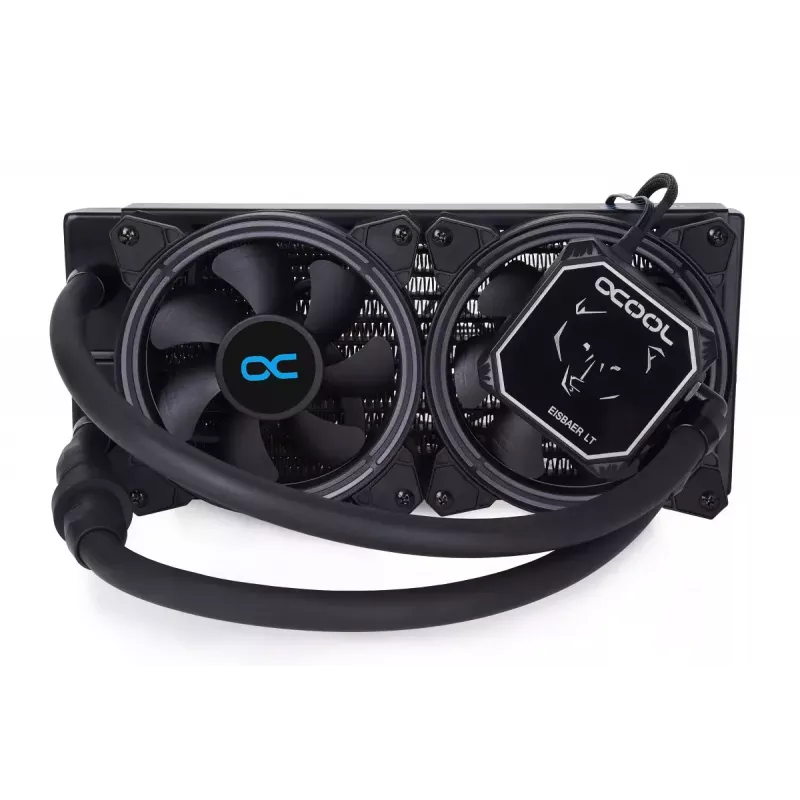 All-in-one skysčio aušintuvas procesoriui Alphacool Eisbaer Aurora LT240 12 cm Juoda
