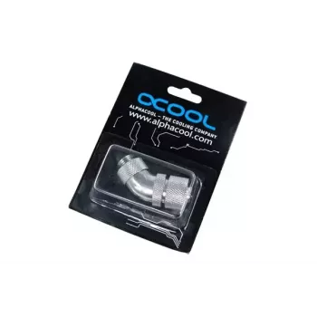 Žalvarinė chromuota žarnos jungtis Alphacool HF 13/10