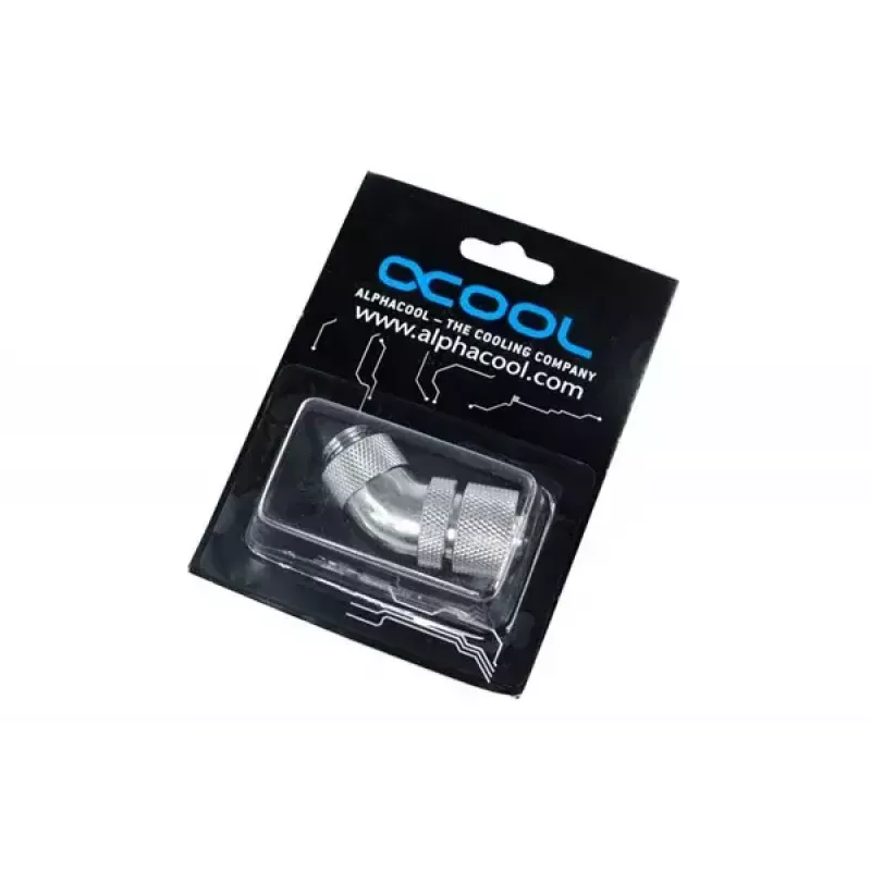 Žalvarinė chromuota žarnos jungtis Alphacool HF 13/10
