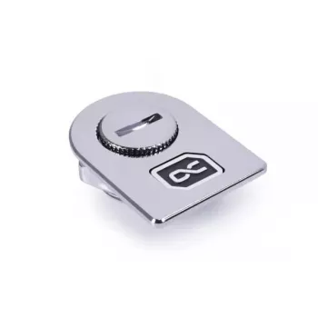 Alphacool Apex Fillport chromuotas žalvarinis 30mm 42mm 15mm