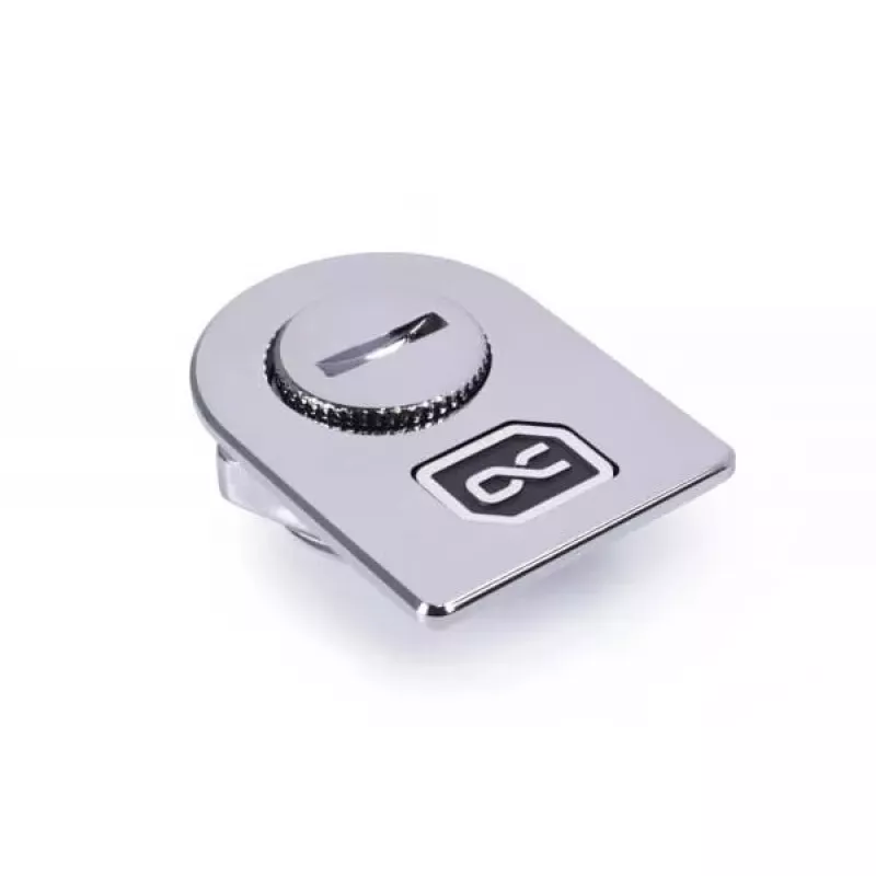 Alphacool Apex Fillport chromuotas žalvarinis 30mm 42mm 15mm