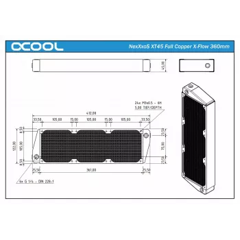 Radiatorius Alphacool NexXxoS XT45 1011662