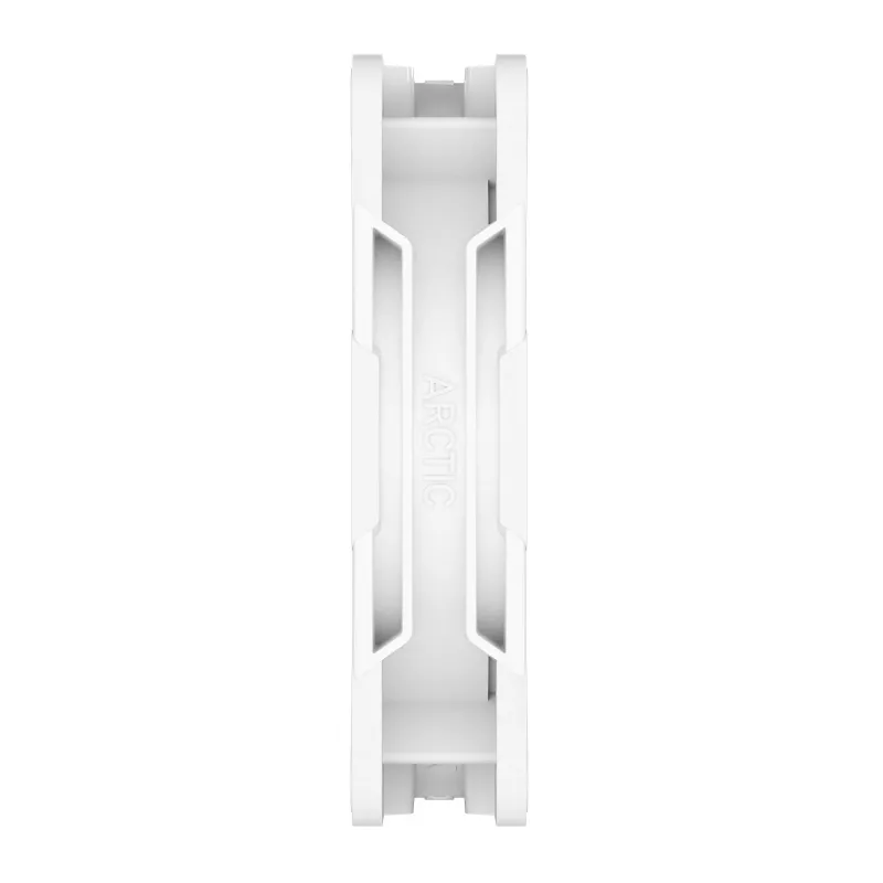 ARCTIC Freezer P12 Pro Reverse A-RGB (Balta) – 3 vnt. pakuotė – 120 mm A-RGB PWM ventiliatorius su kabelio skirstytuvu