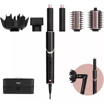 Daugiafunkcis plaukų formuotojas Shark FlexStyle 5-in-1 Warm Black Pink 1400 W