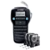 DYMO LabelManager 160 etikečių spausdintuvo pradžios rinkinys su 3 D1 juostos ritinėliais | Nešiojamas etikečių spausdintuvas | QWERTY klaviatūra | Idealus namams ar biurui