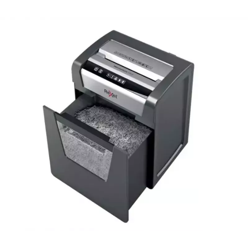 Rexel Momentum X415 kryžminio pjovimo popieriaus smulkintuvas P4