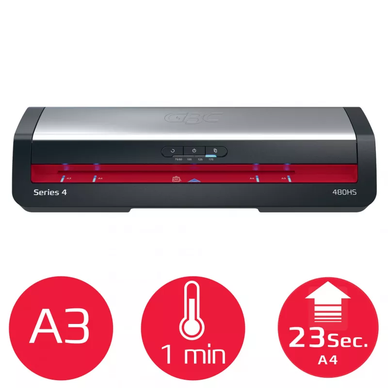 Laminavimo aparatas GBC 480HS A3 – karštas laminatorius dokumentams iki A3 formato