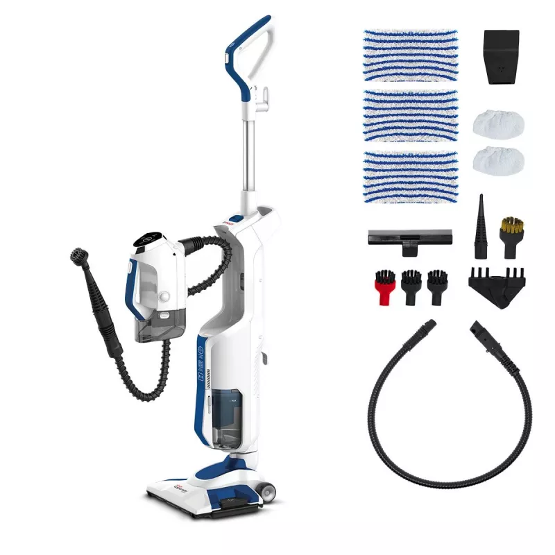 Polti Vaporetto 3 Clean vertikalus siurblys sausam ir šlapiam valymui, be maišelio, 0,5 l, 1700 W, mėlynas, baltas