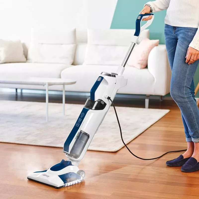 Polti Vaporetto 3 Clean vertikalus siurblys sausam ir šlapiam valymui, be maišelio, 0,5 l, 1700 W, mėlynas, baltas