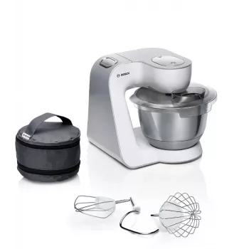 Virtuvinis kombainas Bosch Serie 4 MUM58200 — 1000 W, 3,9 L nerūdijančio plieno dubuo, baltas