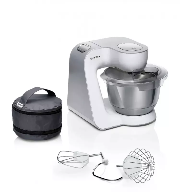Virtuvinis kombainas Bosch Serie 4 MUM58200 — 1000 W, 3,9 L nerūdijančio plieno dubuo, baltas